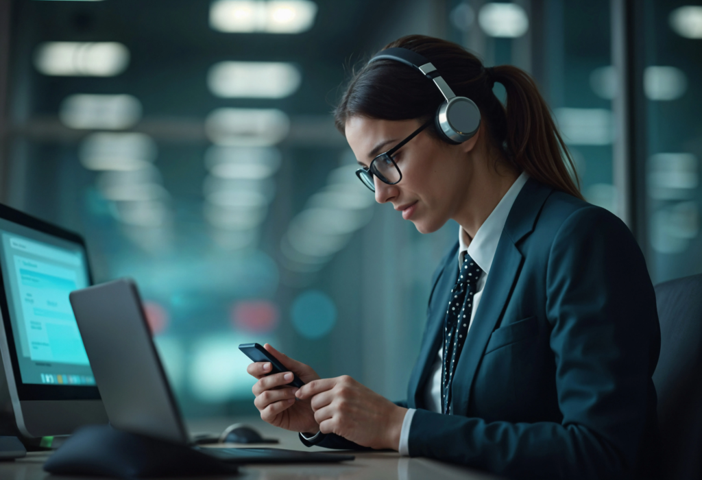 businesswoman-working-laptop